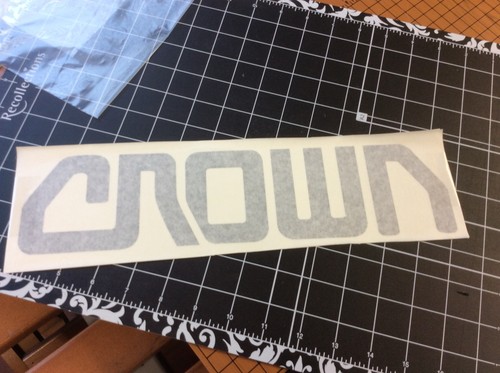 Crown forklift decal - crown,